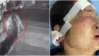 Phẫn nộ clip đôi nam nữ bị nhóm người phục kích hành hung dã man, người phụ nữ hoảng loạn kêu cứu