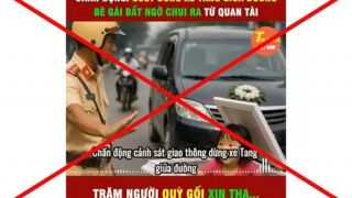 Thực hư clip 'CSGT dừng xe tang, bé gái chui ra từ quan tài' ở Thanh Hóa gây chấn động mạng xã hội