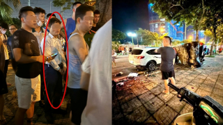 Camera ghi lại cảnh ô tô điên lao như bay, đâm loạt người và xe ở Hà Nội, cập nhật tình hình thương vong