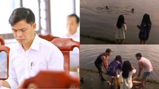 Cán bộ phường ở Bắc Ninh lao xuống hồ cứu cô gái lúc 5 giờ sáng, nạn nhân vừa lên bờ đã tuyên bố sốc