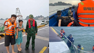 Nóng: Cảnh tượng kinh hoàng nơi con tàu bị lật ở Quảng Ninh, rộ danh sách các hành khách gặp nạn