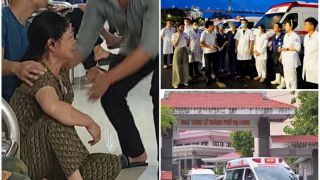 Khóc nghẹn cảnh 'người đầu bạc tiễn kẻ đầu xanh' tại nhà tang lễ sau vụ lật tàu ở Quảng Ninh