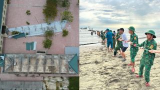 Hà Tĩnh tan hoang sau giông lốc: 58 tàu chìm, hàng trăm nhà tốc mái, 2 người mất tích bí ẩn