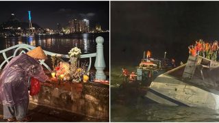 Gia đình khóc òa đau xót khi tìm thấy thi thể bé trai 6 tuổi trong vụ lật tàu ở Quảng Ninh trước khi bão số 3 đổ bộ