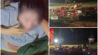 Hiện trường hỗn loạn vụ ô tô 7 chỗ đâm đám đông diễn văn nghệ ở Lào Cai: 1 cháu bé 8 tuổi tử vong