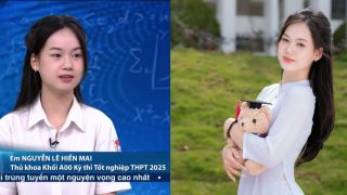 Thủ khoa A00 Nguyễn Lê Hiền Mai bất ngờ chọn ngôi trường danh giá: Hé lộ ngành học khiến nhiều người ngạc nhiên