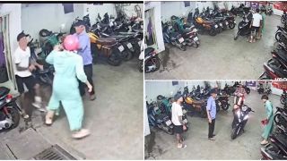 Đánh người phụ nữ ở hầm gửi xe, người đàn ông xăm trổ nhận cái kết đắng khi bị 'tung liên hoàn cước' đáp trả