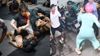 Tìm ra thông tin cực ngầu của cô gái hạ đo ván gã xăm trổ, CĐM vỡ lẽ: Bảo sao không một động tác thừa