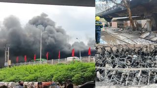 Cháy hàng trăm xe máy dưới cầu Vĩnh Tuy: Lo ngại kết cấu công trình bị ảnh hưởng nghiêm trọng