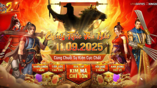 Võ Lâm Truyền Kỳ 2.0 PC chính thức ra mắt ngày 11/09/2025: Giang hồ tái hội, ký ức huyền thoại sống dậy