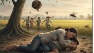 Người mẹ lấy thân mình che chắn cho con, chịu đựng hơn 200 vết đốt của ong vò vẽ trước khi qua đời