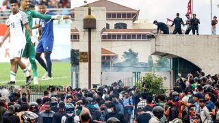 Đến Nepal đá giao hữu đợt FIFA Days tháng 9, một đội tuyển mắc kẹt không thể về nước vì bạo loạn