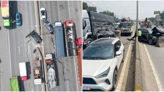 Nhân chứng kể lại thời điểm 8 ô tô tông liên hoàn trên quốc lộ 51: Hiện trường khiến nhiều người hoảng loạn