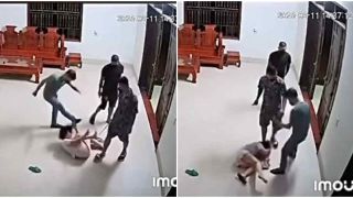 Clip 3 người đàn ông bịt khẩu trang xông vào nhà đánh dã man 1 người phụ nữ ở Phú Thọ, van xin vẫn không được tha