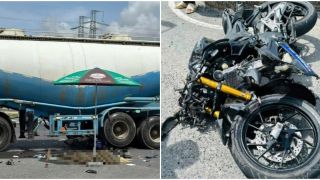Hiện trường ám ảnh vụ 2 người đàn ông tử vong sau khi va chạm với xe bồn chở xỉ than ở Lâm Đồng