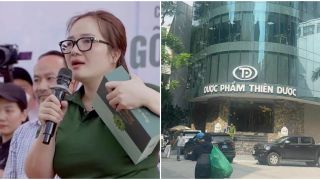 Rộ tin đồn Hoàng Hường bị bắt, cơ quan chức năng có mặt tại trụ sở kinh doanh dược phẩm Thiên Dược?