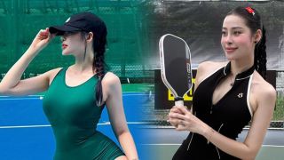 Nữ thần Pickleball Việt Nam khoe vóc dáng cực phẩm, nhan sắc làm dân mạng xao xuyến