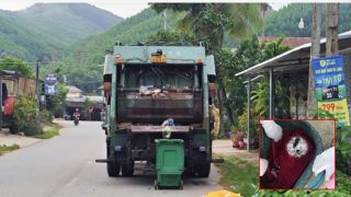 Quảng Ngãi: Phát hiện thi thể bé sơ sinh trong thùng rác giữa đêm, công an vào cuộc điều tra