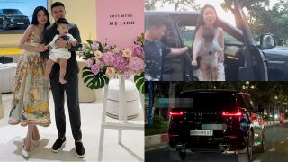Xế hộp hơn 8 tỷ đồng của Chu Thanh Huyền, được Quang Hải tặng để đẻ cả đội bóng trông thế nào?
