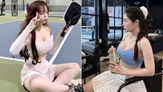 Bạn gái mặc đồ hở bạo đi chơi pickleball, chàng trai bất lực khi bị trách ghen tuông vô cớ