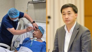 Thứ trưởng Bộ y tế mở đường, cứu người tai nạn trên cầu Nhật Tân thoát cửa tử trong gang tấc