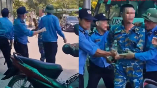 Clip 3 bảo vệ bệnh viện đánh hội đồng lái xe ôm chở bệnh nhân lớn tuổi, hé lộ nguồn cơn gây phẫn nộ