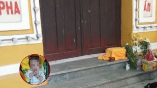 Hải Phòng: Bé trai 5 tháng tuổi bị bỏ rơi trước cổng chùa, hé lộ nội dung trong tờ giấy đính kèm