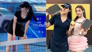 Á hậu Huyền My khoe dáng 'cực mượt' trên sân Pickleball, trang phục nửa kín nửa hở gây sốt CĐM