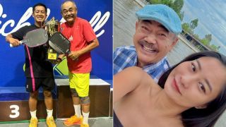 Nghệ sĩ nhân dân U70 khiến CĐM toát mồ hôi khi chơi pickleball với bạn gái kém 36 tuổi
