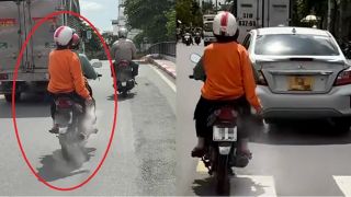 Danh tính 2 người phụ nữ đi xe máy rải bột lạ trên đường TP.HCM, hé lộ sự thật gây choáng về số bột 
