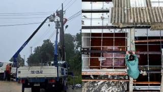 Sau bão Bualoi, điện lực miền Trung cứu điện thần tốc cho 509.000 khách hàng, nhiều tỉnh vẫn trong cảnh mất điện