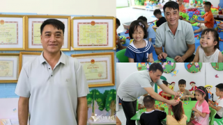 Danh tính một trong những thầy giáo mầm non đầu tiên của Việt Nam, hơn 30 năm vẫn cần mẫn theo nghề