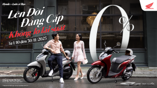 Honda Sh mode khuyến mại đặc biệt ngay đầu tháng 10, hỗ trợ trả góp 0%