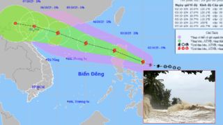 Dự báo về bão số 11 Matmo không thể bỏ qua: Giật cấp 15, biển Đông biến động dữ dội vào 3/10 