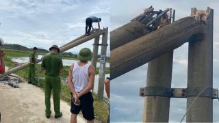 Điện lực Hà Tĩnh phản hồi vụ cột điện bê tông gãy đổ lộ chi tiết gây tranh cãi, công an vào cuộc