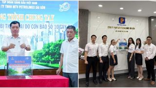 Petrolimex Sài Gòn tiếp sức, ủng hộ đồng bào vượt qua thiệt hại do cơn bão số 10 gây ra