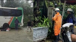 Hà Nội: Tình hình hiện tại của khu vực nước ngập sâu khiến nhiều người dân bị điện giật, ngã khuỵu