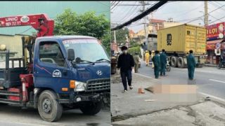 TP.HCM: Hiện trường ám ảnh vụ tài xế xe tải đi ngược chiều khiến một người đi xe máy tử vong tại chỗ