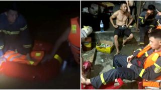 Xuồng chở 7 người đi cứu trợ ở Lạng Sơn vướng vào dây diện lật giữa dòng nước lũ, cả 7 người rơi xuống