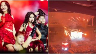 Clip kinh hoàng ghi lại sự cố nổ pháo hoa rơi trúng khán giả trong concert Em Xinh Say Hi