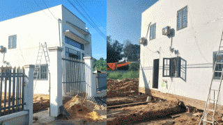 Chùm ảnh căn nhà xây nhầm trên đất người khác ở TP.HCM đã dđược ‘thần đèn’ di dời về đúng vị trí đất