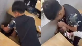Nguồn cơn vụ nam sinh túm tóc, đánh bạn nữ dã man trong lớp, công an chính thức vào cuộc