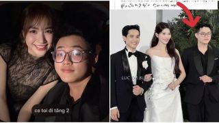 Rộ danh tính nam thanh niên trà trộn vào đám cưới Chế Nguyễn Quỳnh Châu, ‘check in’ với loạt sao Việt để phông bạt