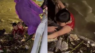 Bé trai ở Đà Nẵng trôi dạt giữa sông Hàn trong đêm, vỡ òa khoảnh khắc con được cứu sống
