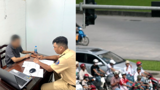 'Lạ đời' tài xế ô tô đi ngược chiều giữa đường cấm: Mức phạt nào được áp dụng?