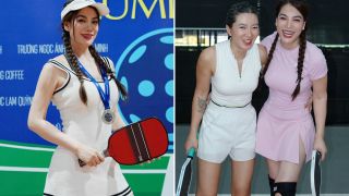Trương Ngọc Ánh hút hồn trên sân pickleball trước khi bị bắt, giao diện như 'con gái đôi mươi'