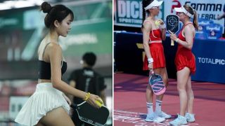 Từ hành động gây tranh cãi, 'vén váy' bất ngờ trở thành xu hướng với các nữ VĐV Pickleball