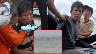 Phép màu đến với người đàn ông lao xuống biển cứu người giữa tâm bão, hé lộ tình trạng khi tìm thấy