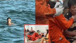 Vụ 3 người trôi dạt 48h trên biển: Tình hình sức khỏe hiện tại? Có nạn nhân bị cá rỉa vào da thịt?