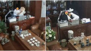 Xôn xao clip ghi lại cảnh người đàn ông cùng nhiều người phụ nữ 'làm chuyện nhạy cảm' ngay tại phòng làm việc